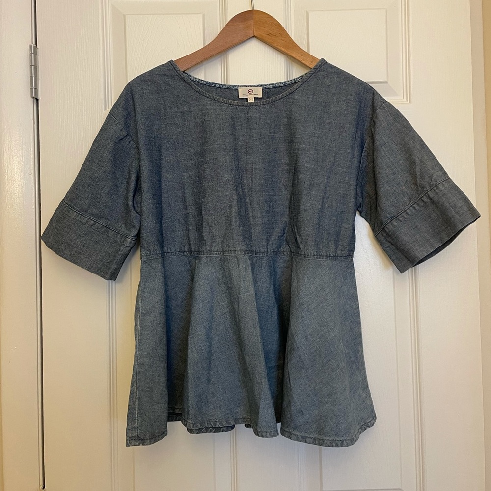 Denim top
